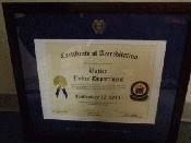 Butler Police Department Certificate of Accreditation
